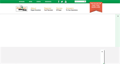Desktop Screenshot of donatelifeindia.org